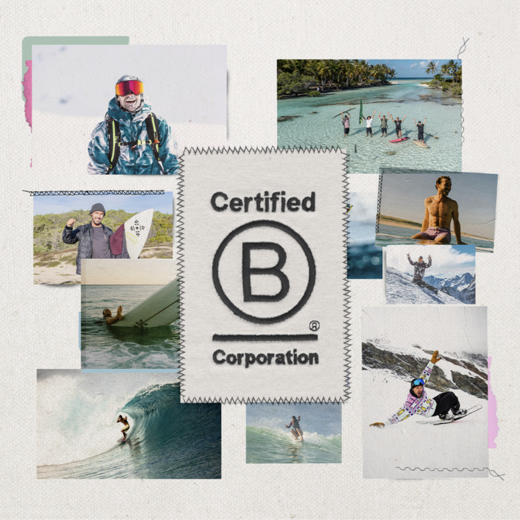 Image d'un photomontage pour parler de la certification B Corp de la marque Oxbow